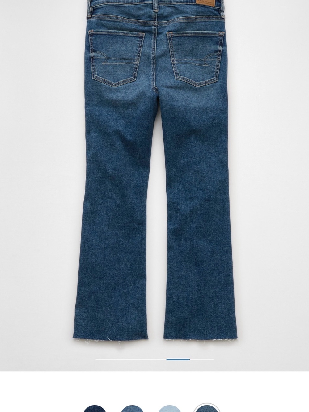 NWT AE kick Boot crop raw hem short- Next level Stretch - Picture 7 of 9